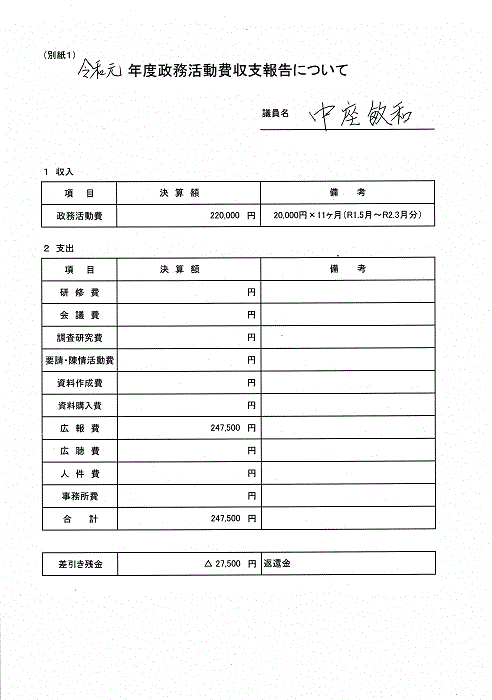 『中座G-1』の画像