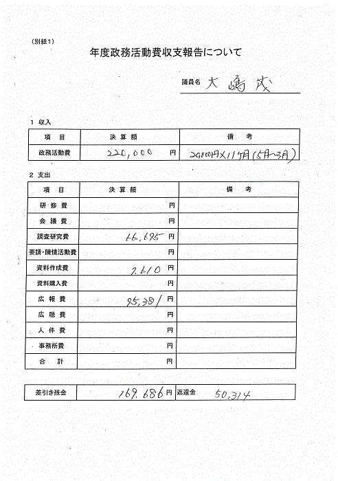 『大嶋G-1』の画像