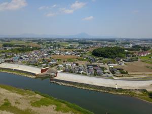 鬼怒川堤防（船玉地区）