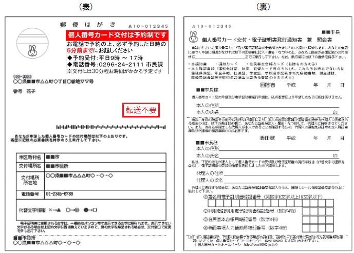 交付通知書サンプル