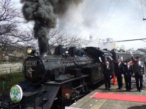 真岡線SL運行30周年記念出発式(2)