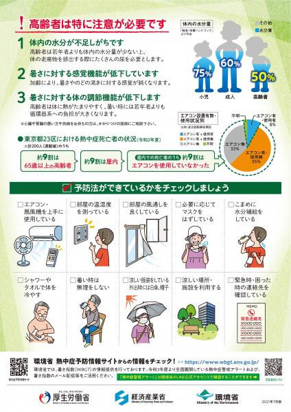 高齢者のための熱中症対策2