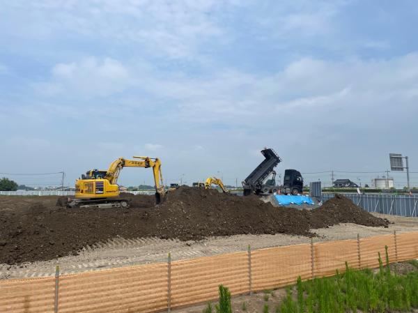 道の駅拡張整備_造成工事(2)