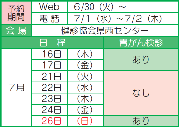 7月　関城地区